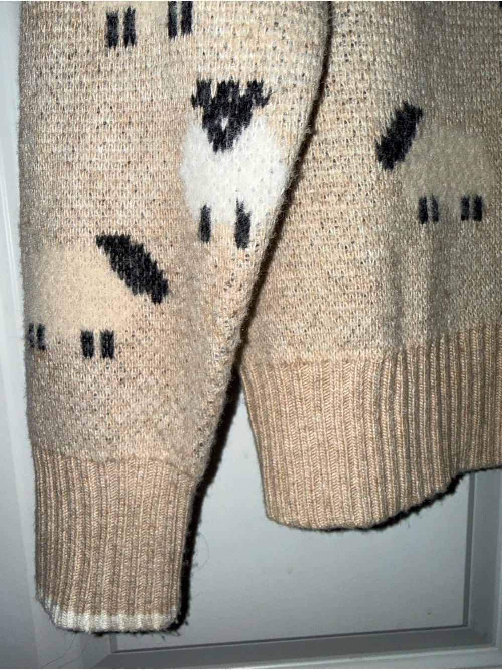 LOFT Sheep Quarter Zip Sweater Princess Diana Medium - Picture 8 of 9